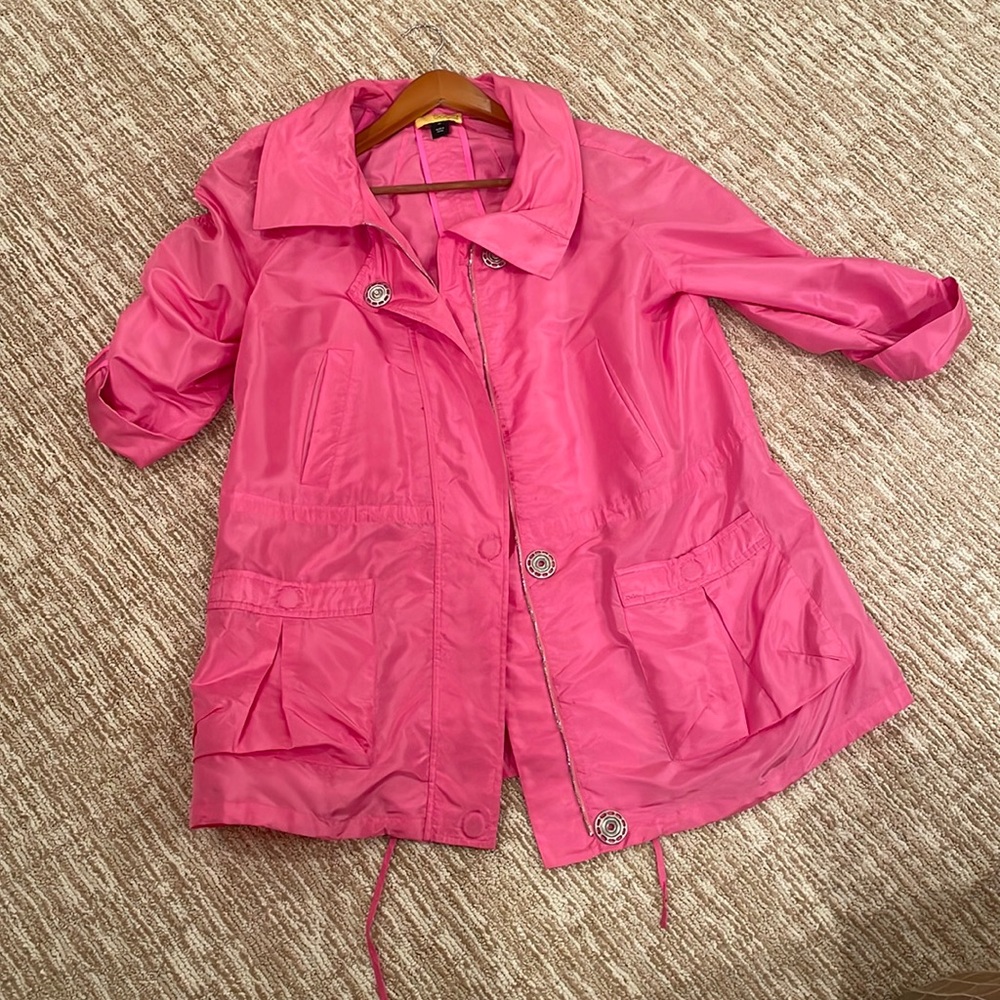 St. John Pink Utility Jacket